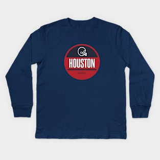 Houston football Kids Long Sleeve T-Shirt